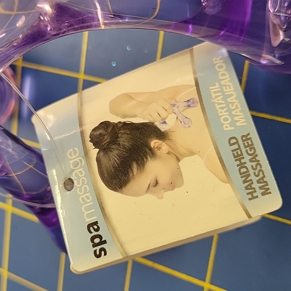 Spa Handheld Massager Purple New - Picture 2 of 4